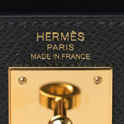 Hermes Epsom Kelly Sellier 28 Black 20 of 40