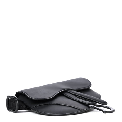 Christian Dior Ultra Matte Calfskin Saddle Belt Bag Black 4 of 5