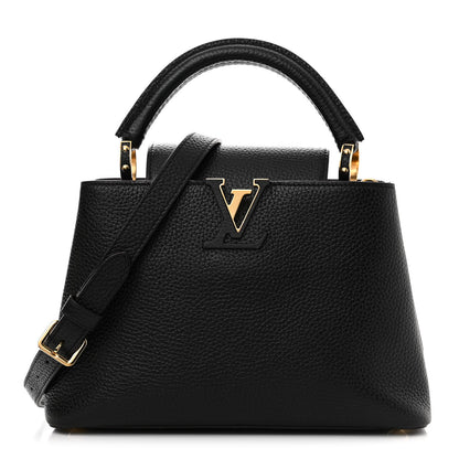 Louis Vuitton Taurillon Capucines BB Black 1 of 14
