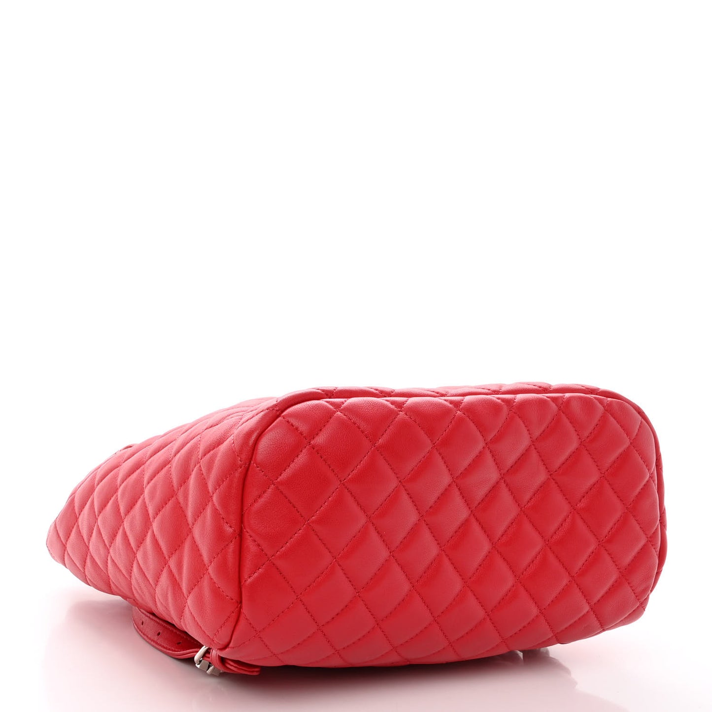 Lambskin Quilted Large Urban Spirit Backpack Red