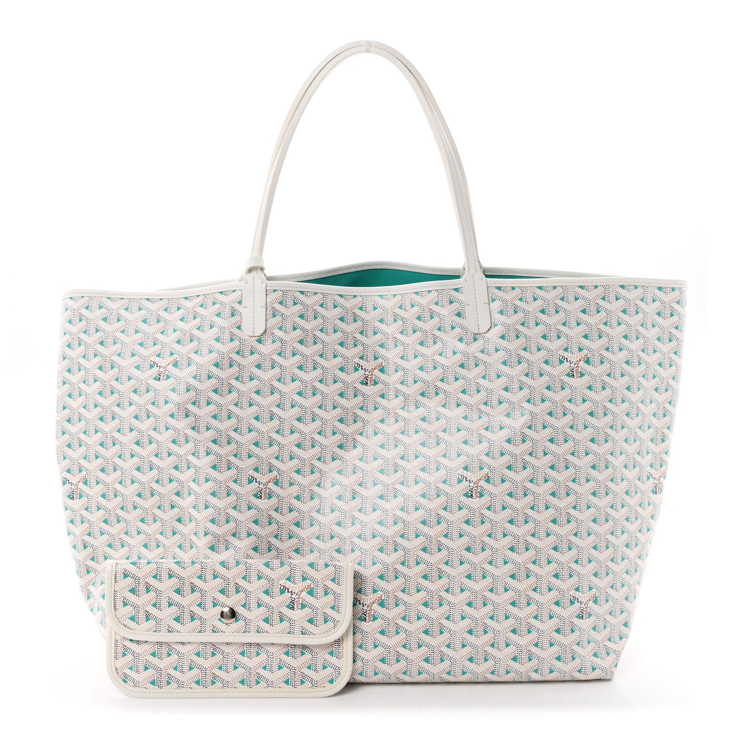Goyardine Saint Louis Claire Voie GM White Opaline