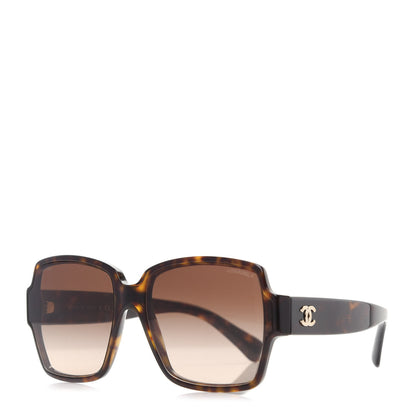 Chanel Acetate Square CC Sunglasses 5385 Tortoise 1 of 7