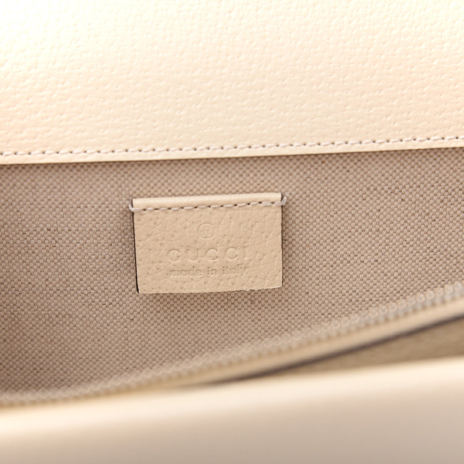 Gucci Textured Calfskin Crystal Small Dionysus Shoulder Bag Mystic White 6 of 9
