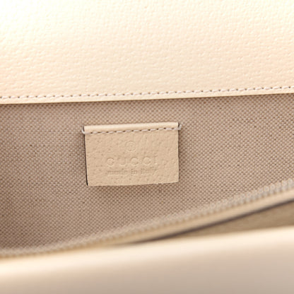 Gucci Textured Calfskin Crystal Small Dionysus Shoulder Bag Mystic White 6 of 9