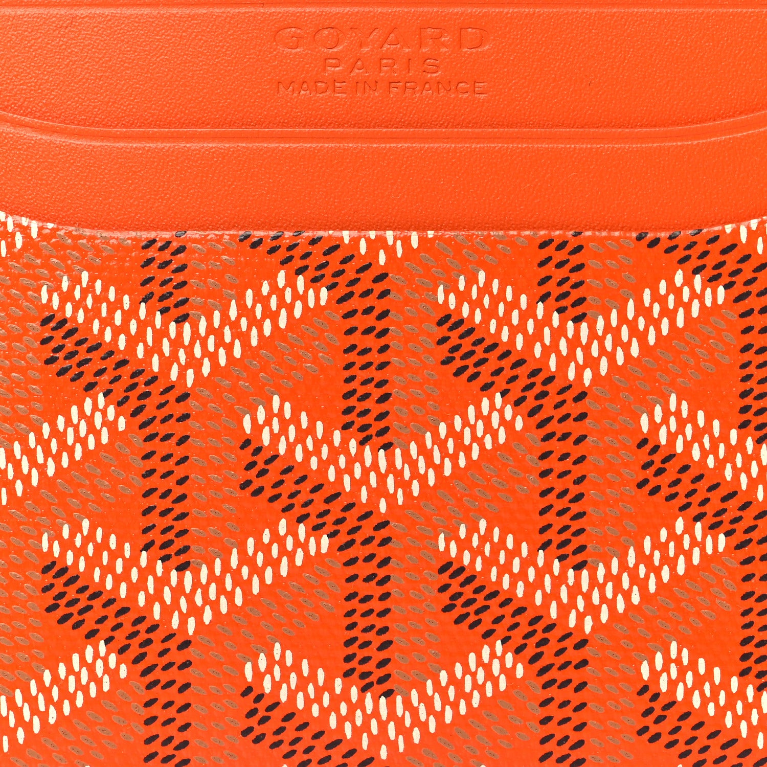 Goyard Goyardine Saint Sulpice Card Holder Orange 7 of 8