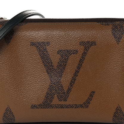 Louis Vuitton Reverse Monogram Giant Double Zip Pochette 8 of 11