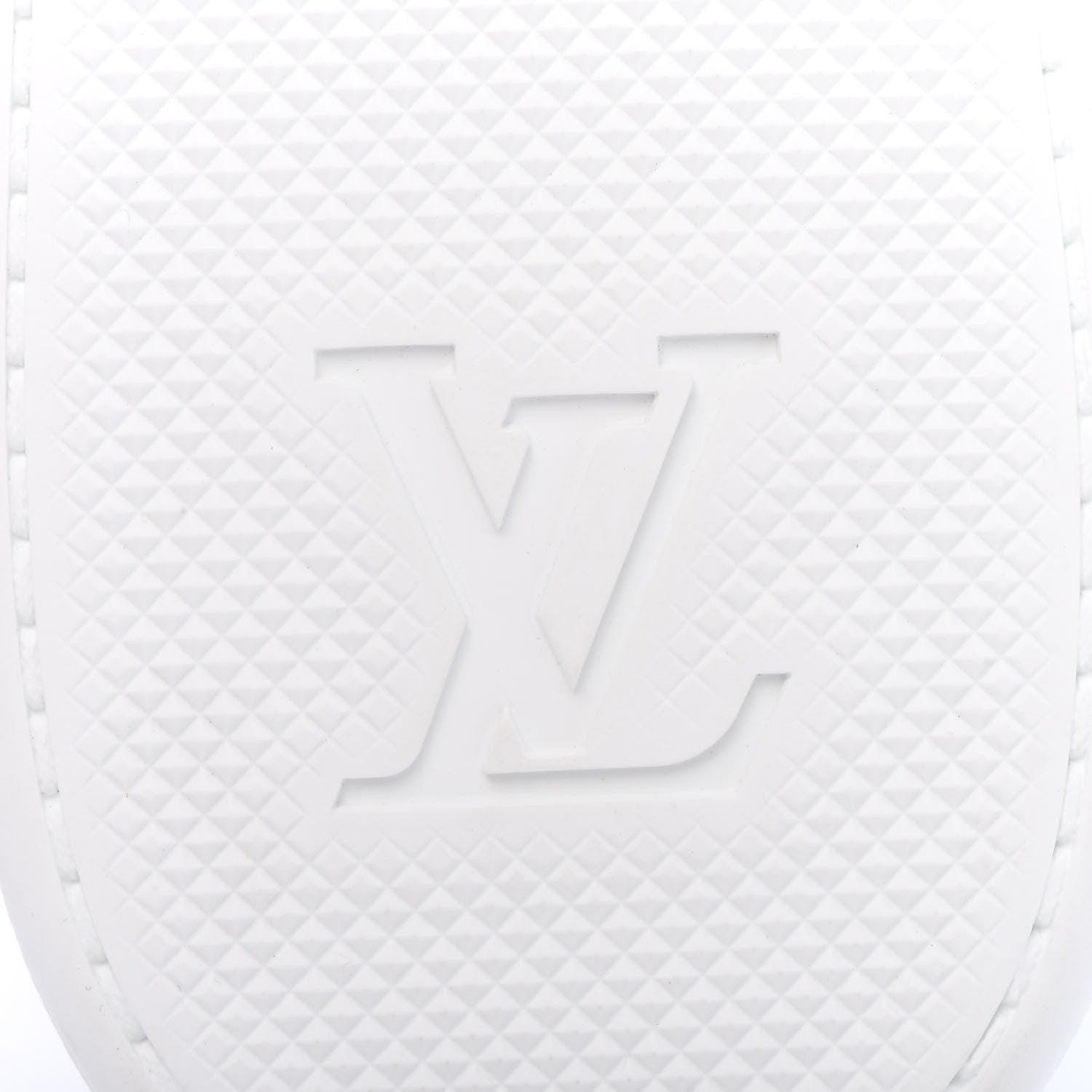 Louis Vuitton Calfskin Damier Azur Mens Offshore Sneakers 9.5 White 7 of 9