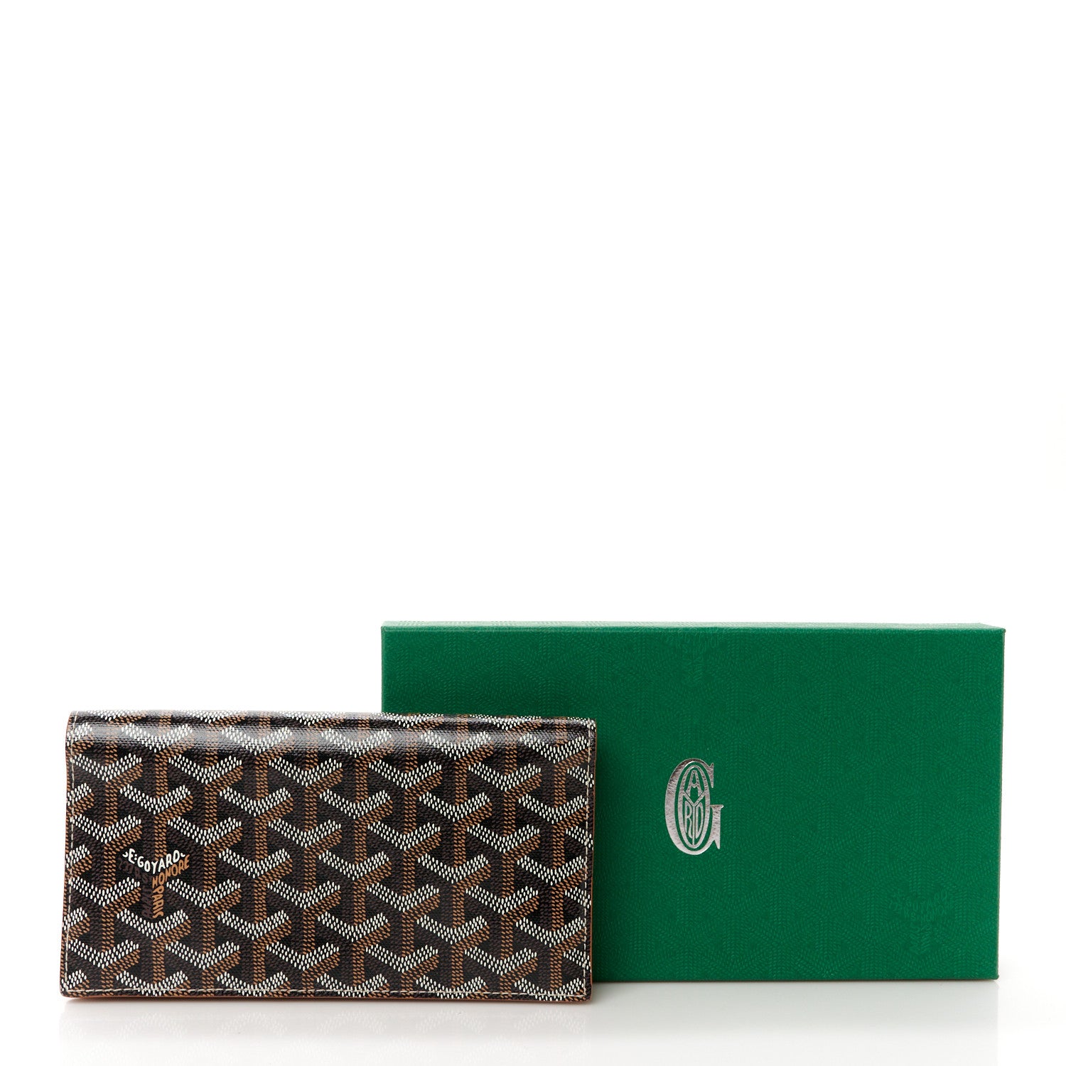 Goyard Goyardine Richelieu Wallet Black Gold 9 of 9
