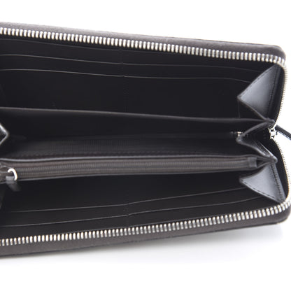 Gucci GG Supreme Monogram Web Bee Zip Around Wallet Beige Cocoa 5 of 9