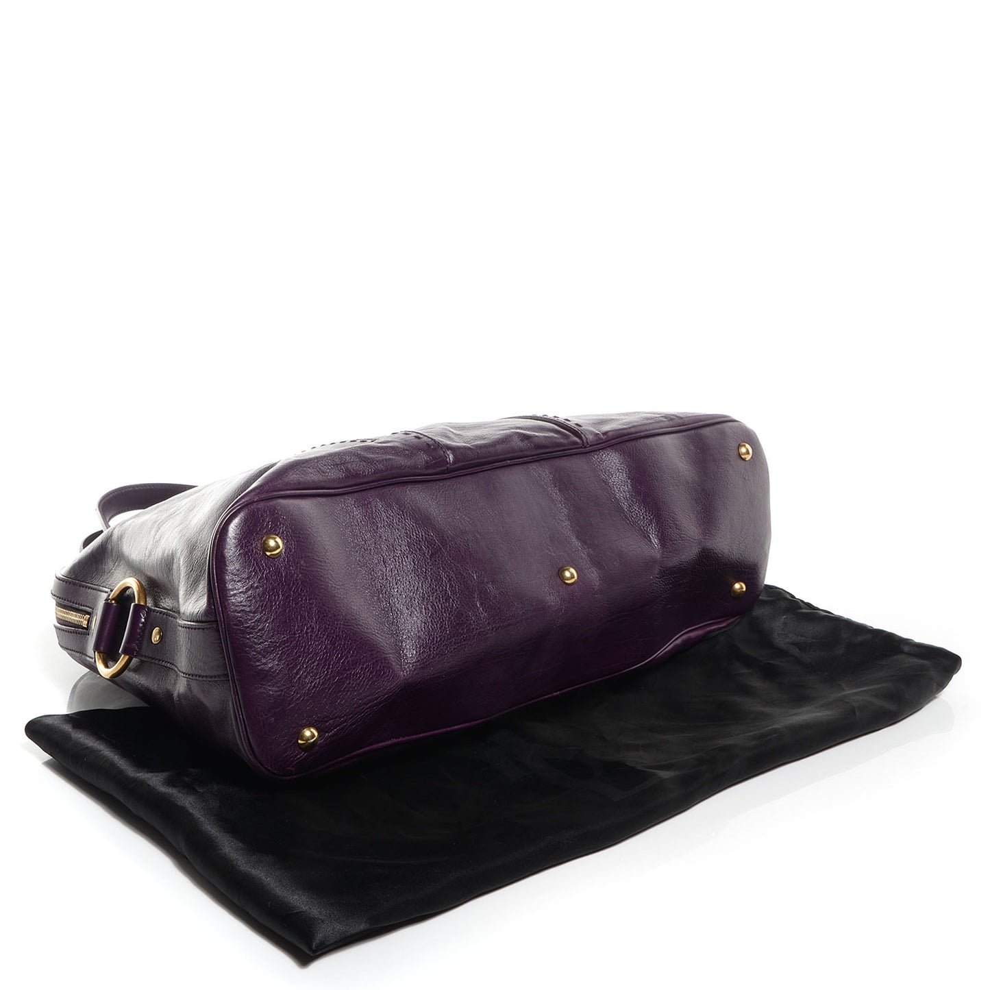 Leather Oversized Muse Purple