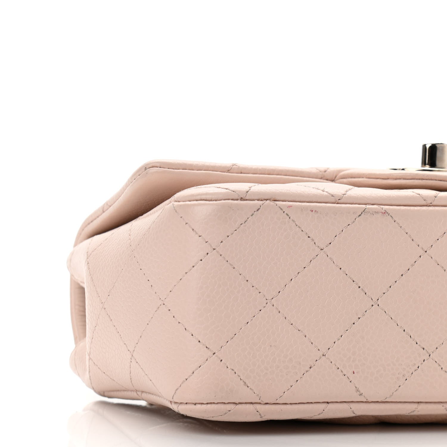 Chanel Caviar Quilted Mini Rectangular Flap Light Pink 9 of 10