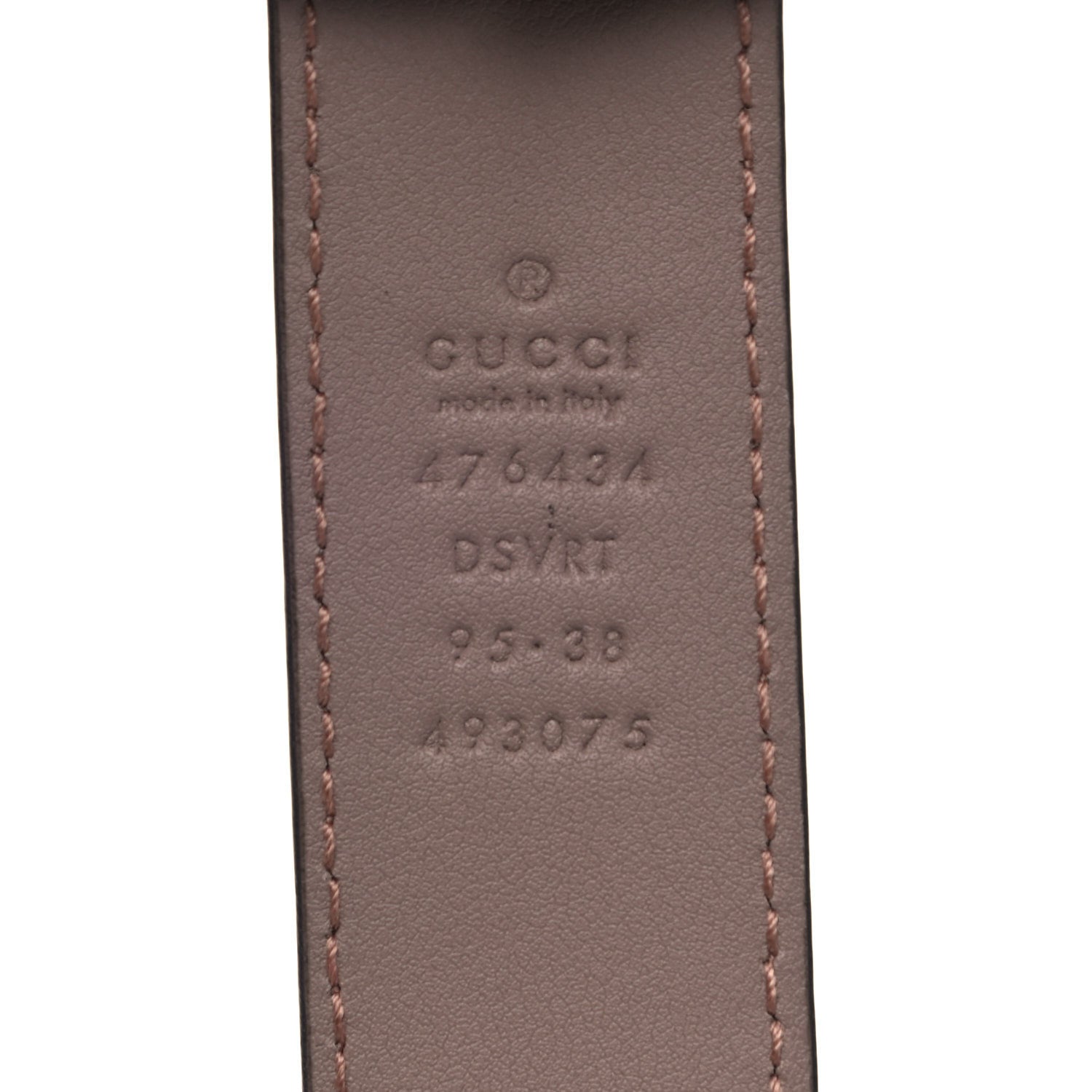 Gucci Calfskin Matelasse GG Marmont Belt Bag 95 38 Porcelain Rose 9 of 12