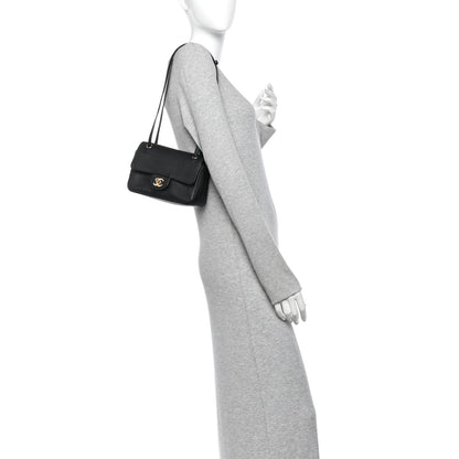 Chanel Grained Calfskin Mini Souplissimo Maxi Flap Black 2 of 11
