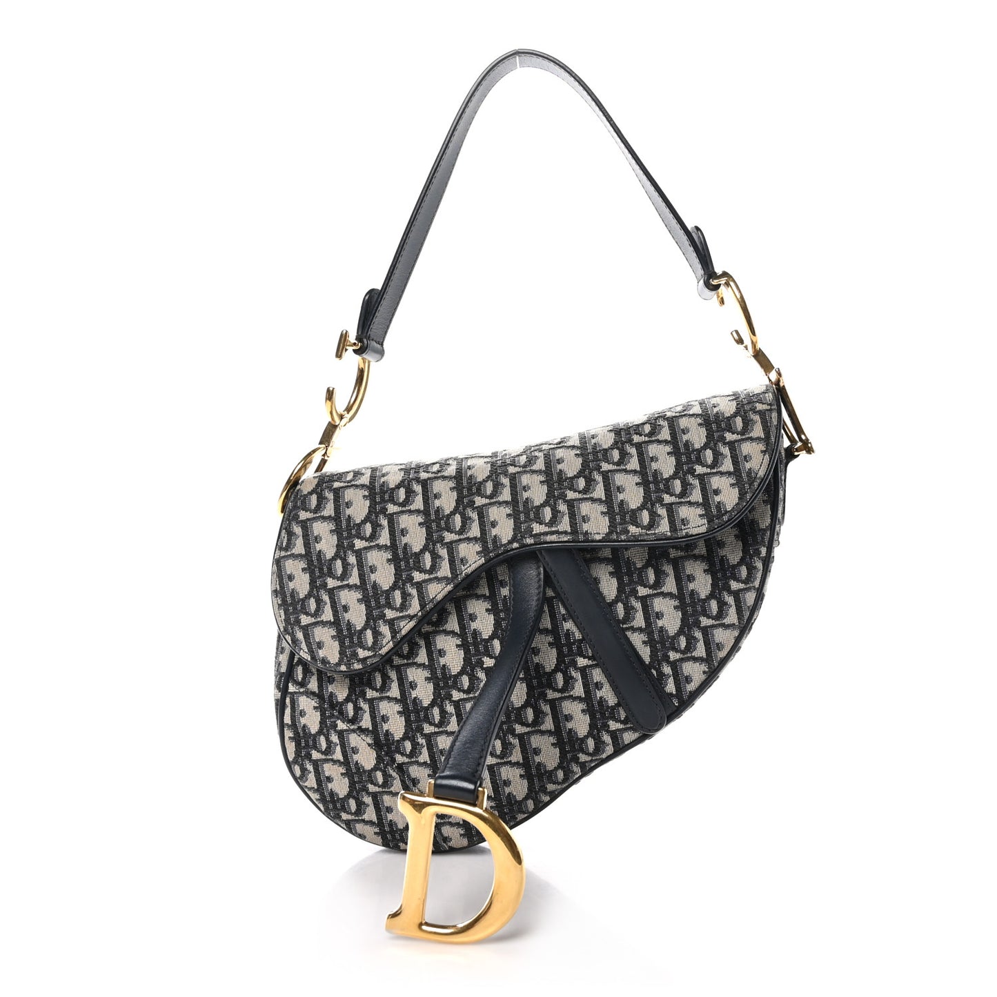 Oblique Saddle Bag Blue