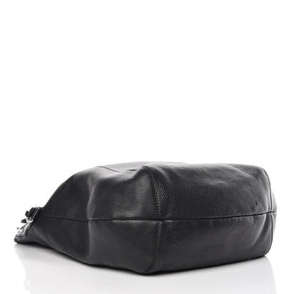 Gucci Calfskin Large Techno Horsebit Hobo Black 4 of 25
