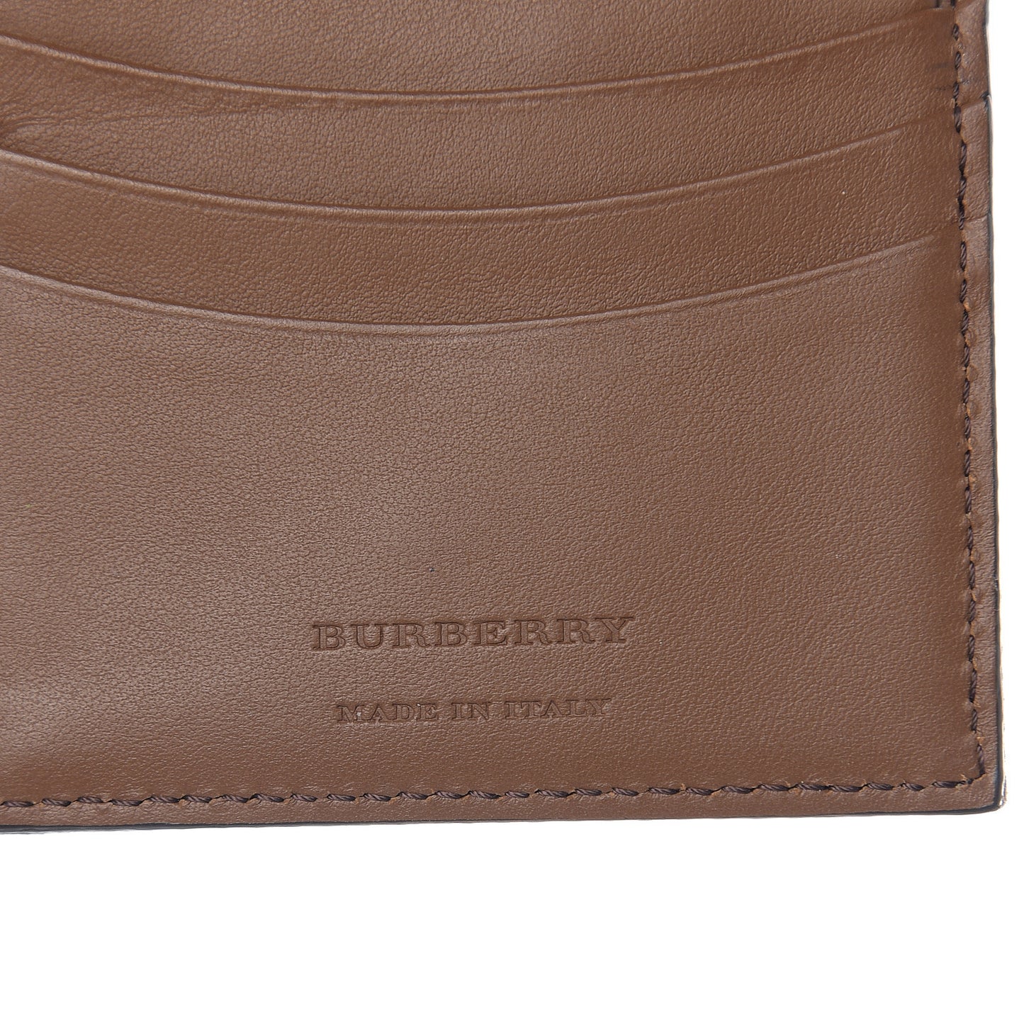 House Check Luna French Wallet Brown