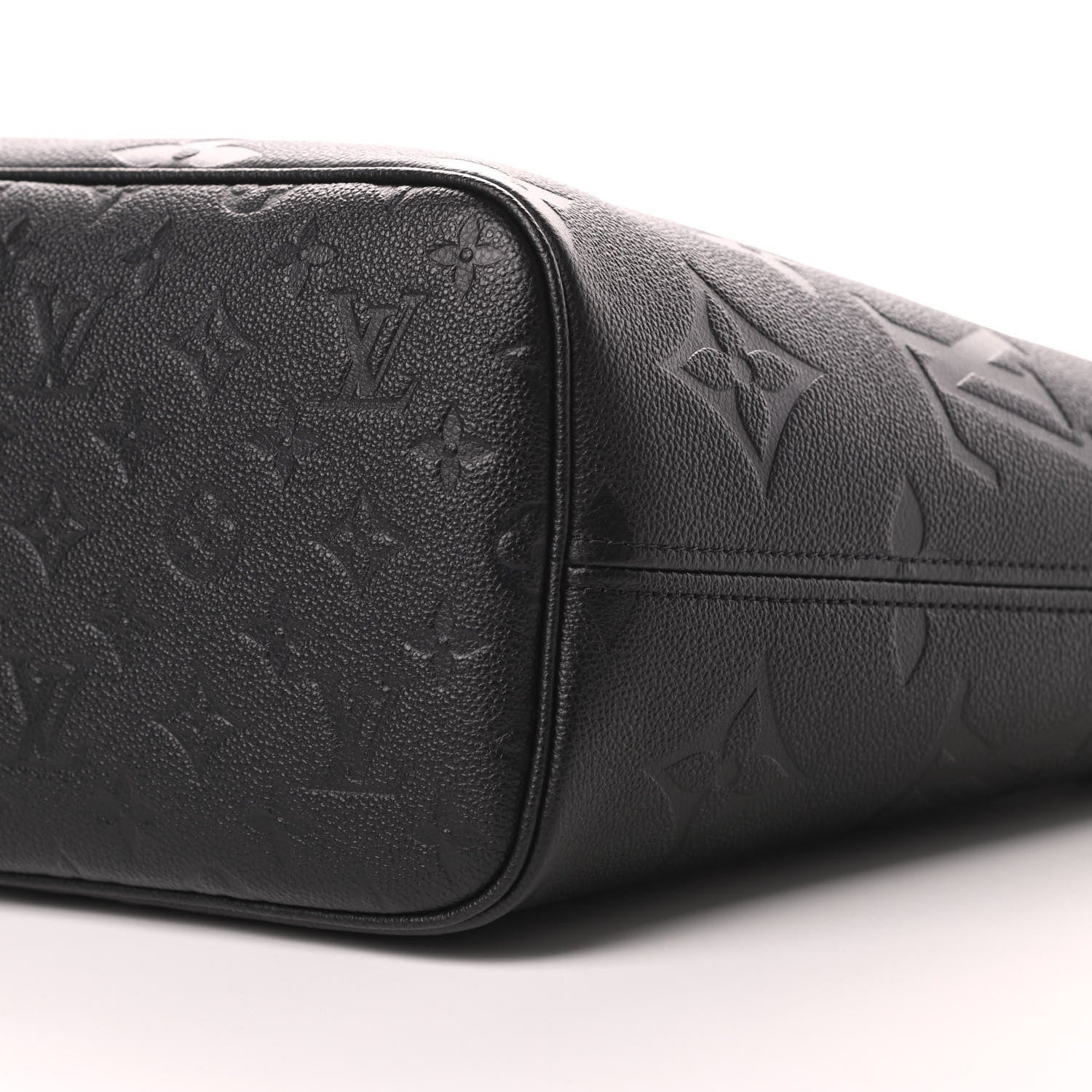 Louis Vuitton Empreinte Monogram Giant Neverfull MM Black 11 of 12