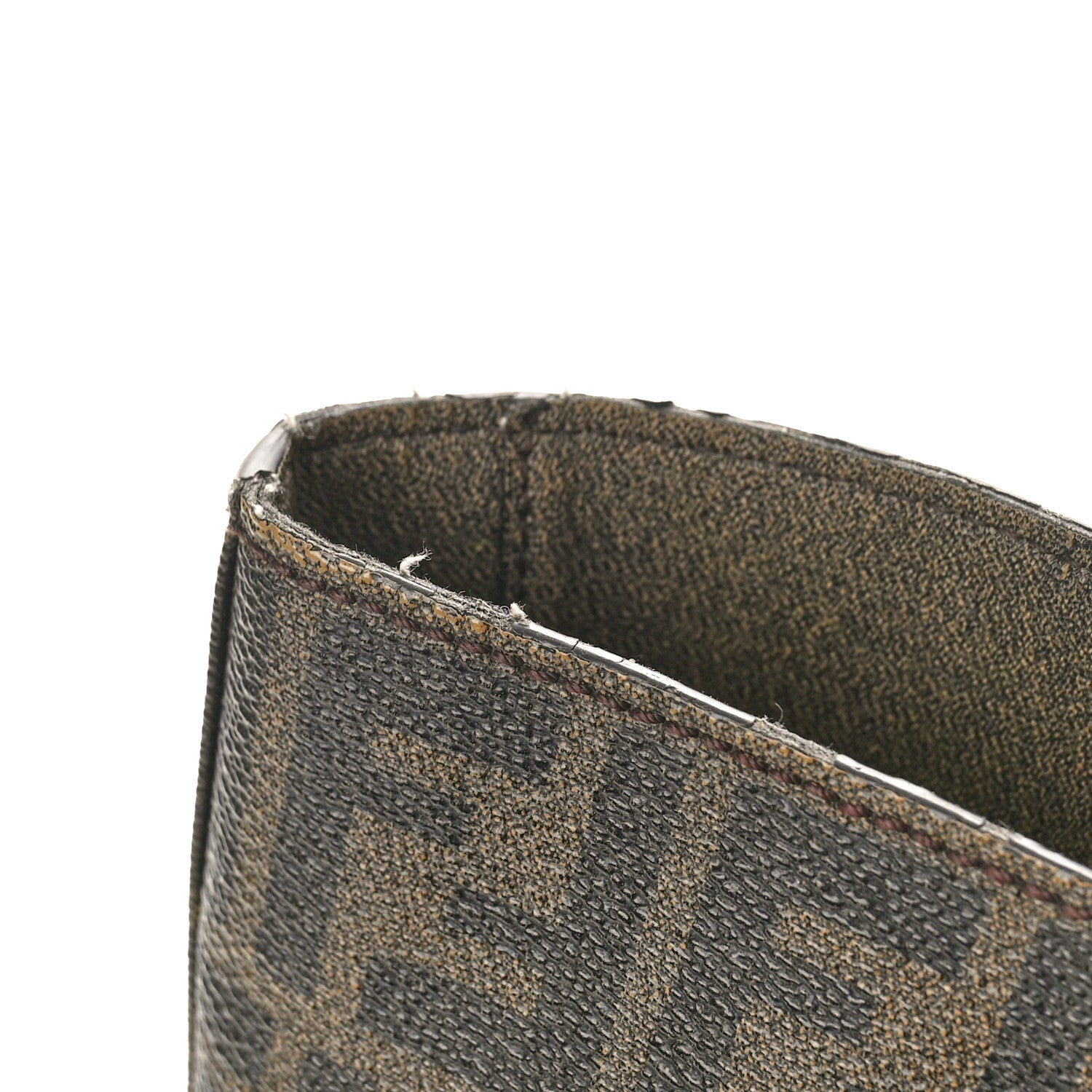 Fendi Zucca Spalmati Medium Roll Tote Tobacco Moro 11 of 19