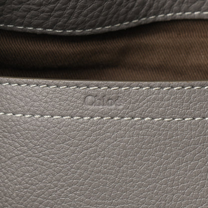 Chloe Calfskin Medium Marcie Round Crossbody Bag Cashmere Grey 6 of 12