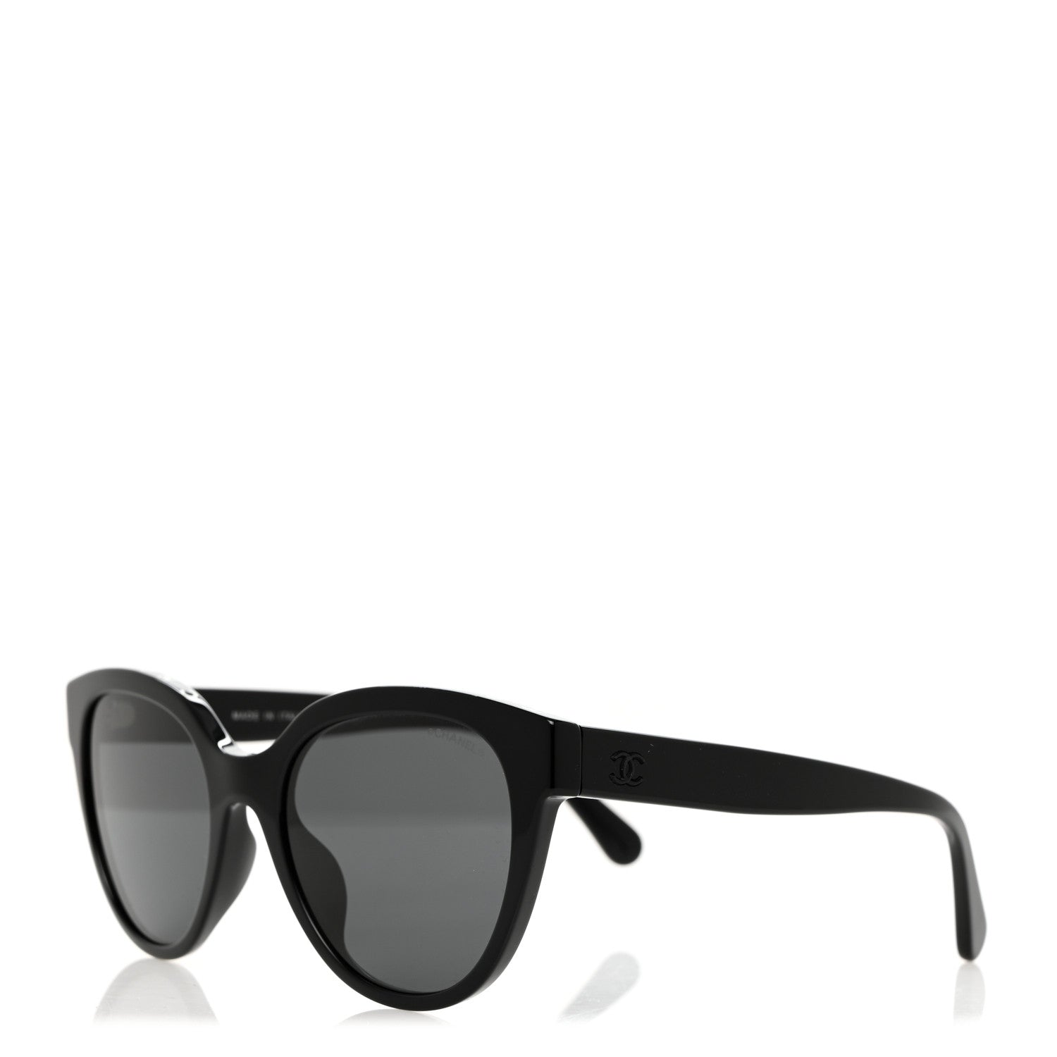 Chanel Acetate CC Butterfly Sunglasses 5414-A Black 1 of 8