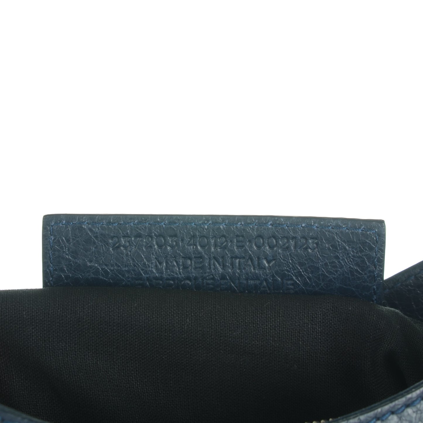Agneau Giant 12 Silver Hardware Hip Bleu Obscur