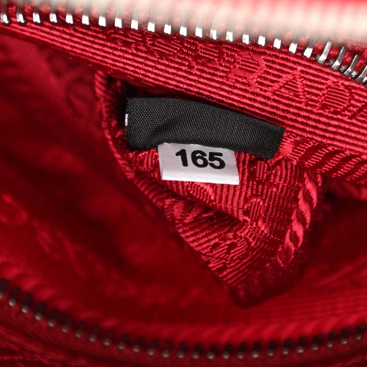 Nylon Tessuto Impuntu Quilted Backpack Rosso