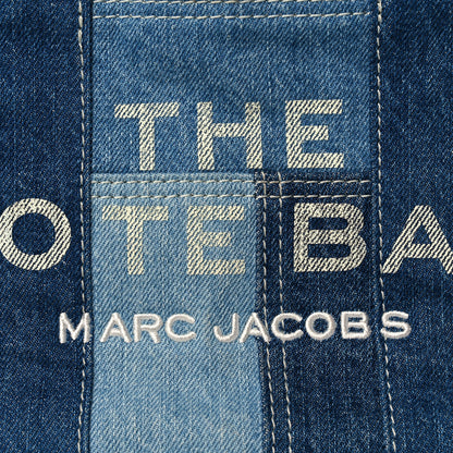 Marc Jacobs Denim Canvas Small Tote Bag Blue 6 of 8
