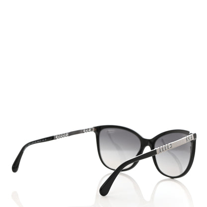 Chanel Chain Polarized Sunglasses 5352-A Black 4 of 8
