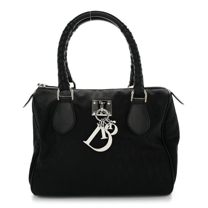 Christian Dior Nylon Monogram Lovely Boston Black 1 of 10