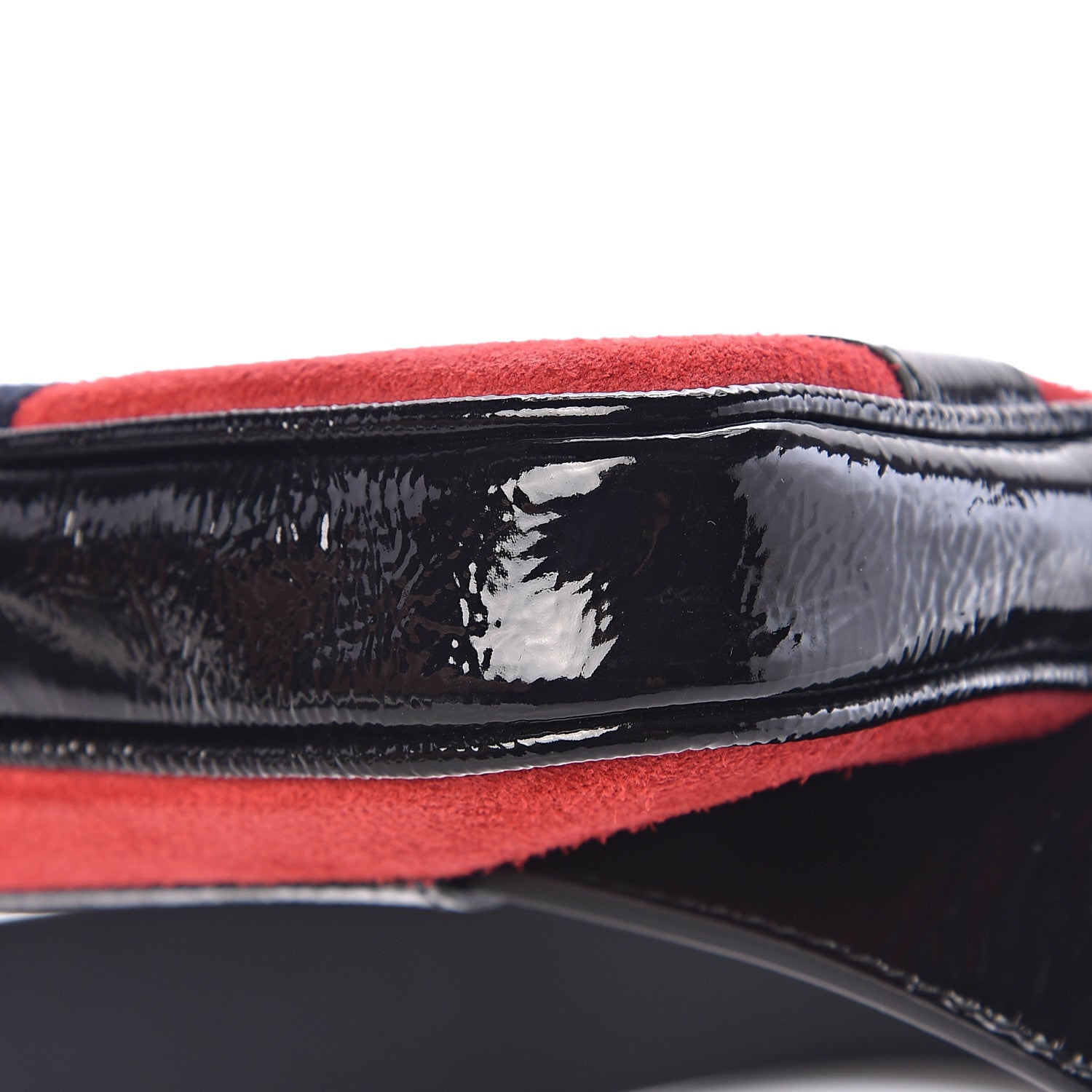 Gucci Suede Patent Ophidia Belted iPhone Case 80 32 Hibiscus Red 7 of 9