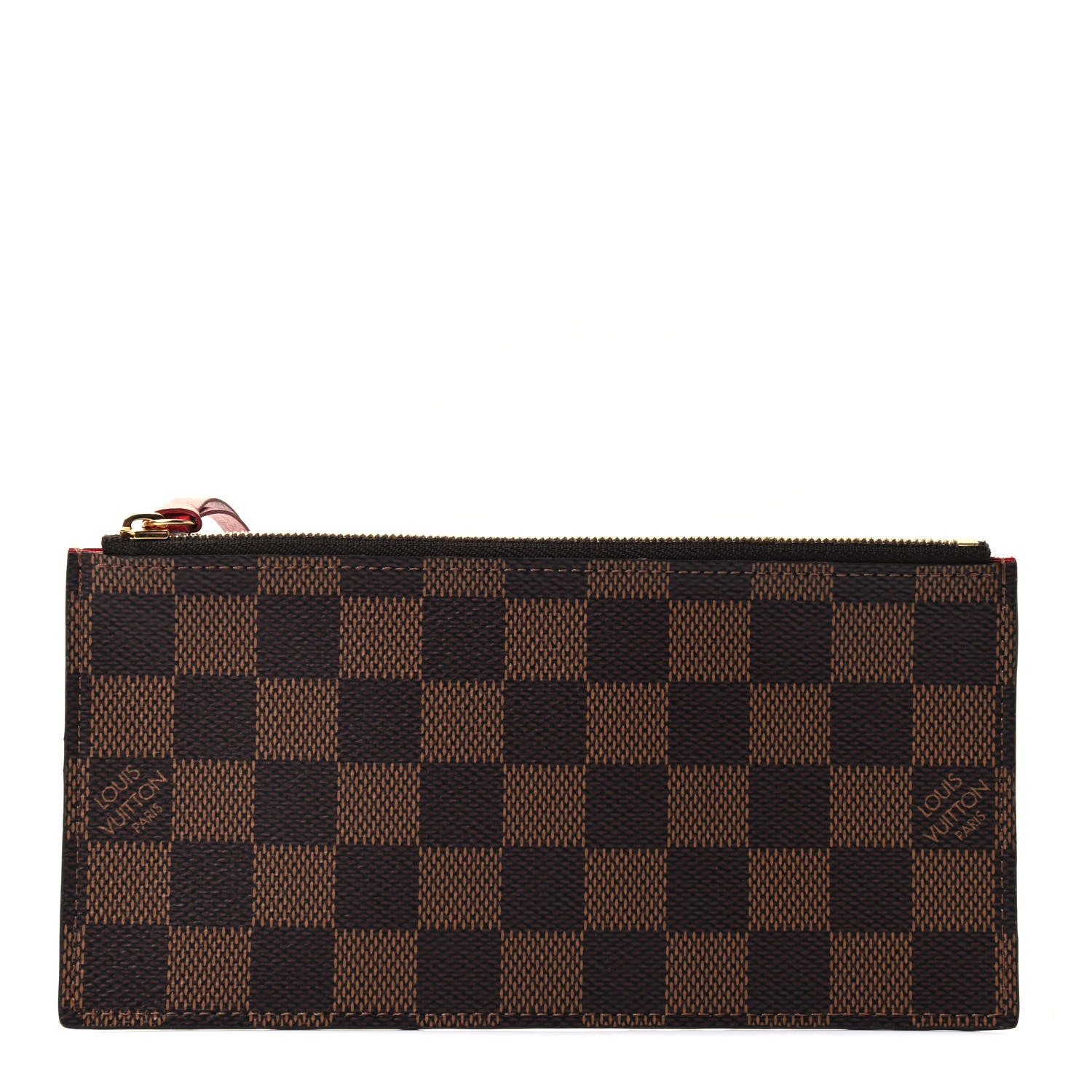 Louis Vuitton Damier Ebene Felicie Chain Wallet Zippered Insert 1 of 4