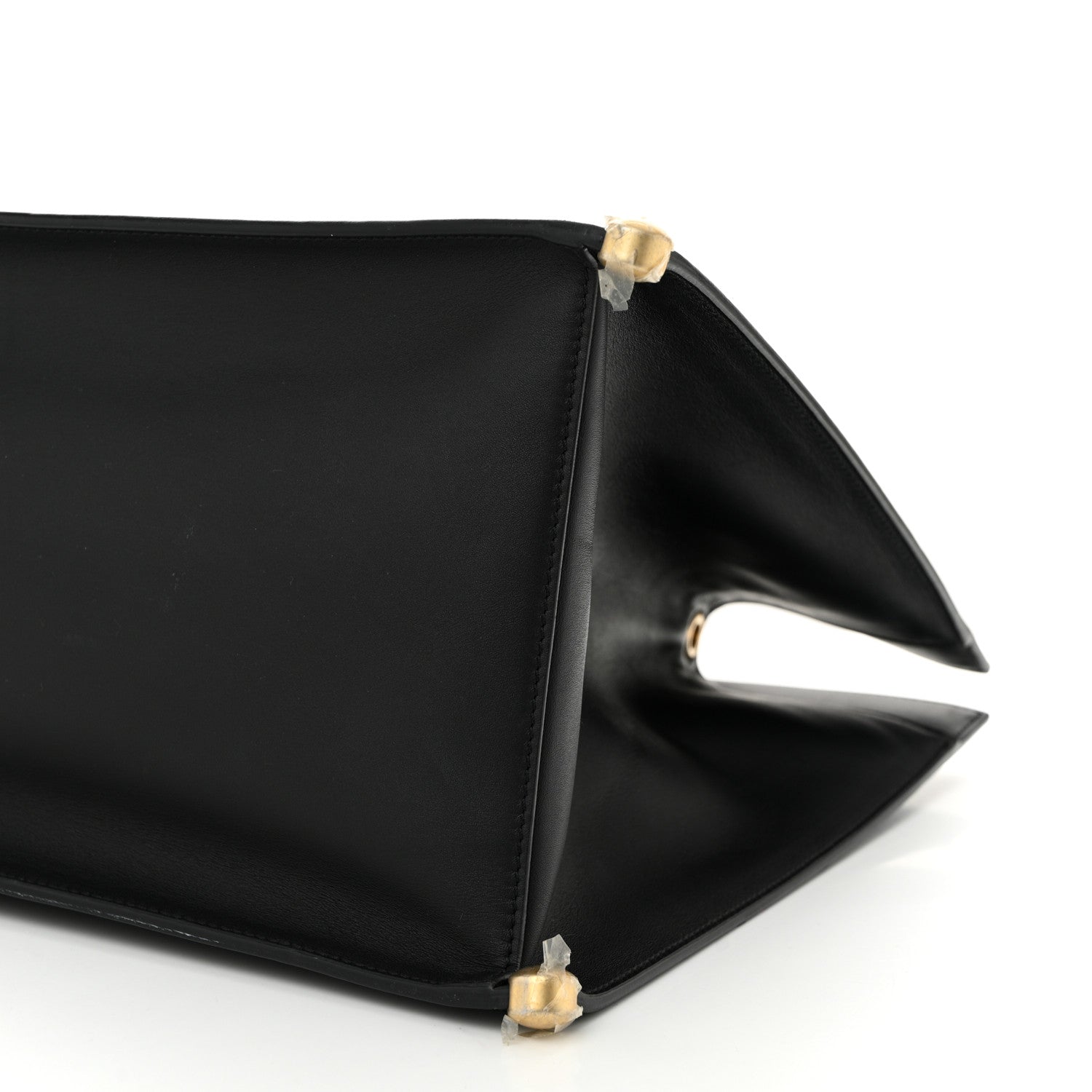 Chanel Calfskin Stitched Large Shopping Tote Bag Black 10 of 10