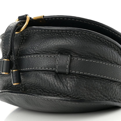 Chloe Calfskin Mini Marcie Round Crossbody Bag Black 11 of 13