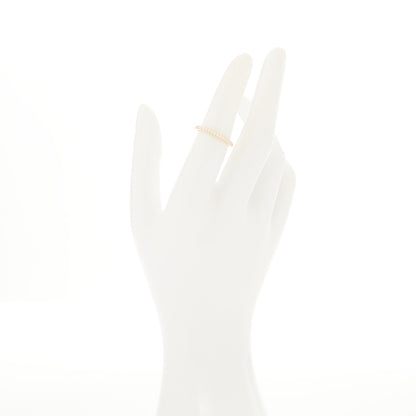 Tiffany 18K Yellow Gold Diamond .17ctw Soleste Half Eternity Band Ring 50 5.5 2 of 4