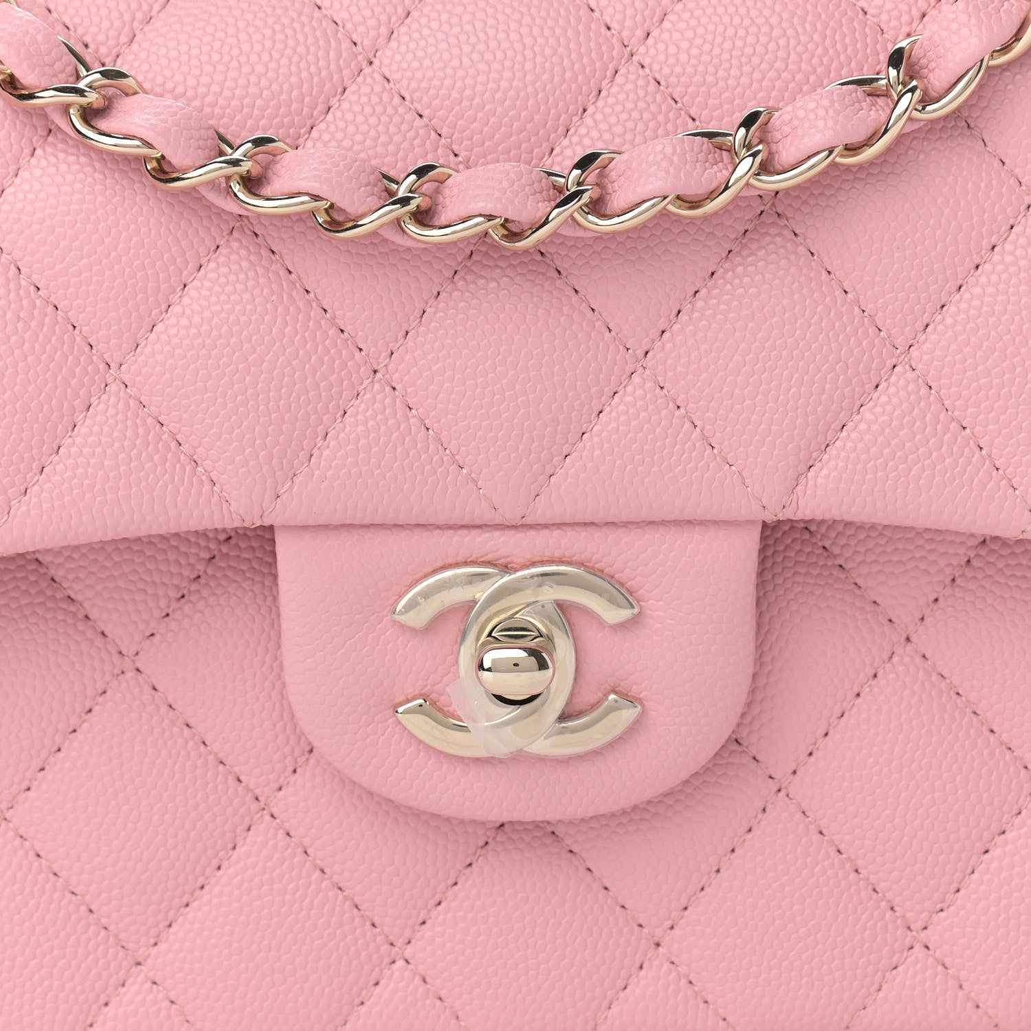 Chanel Caviar Quilted Small Double Flap Pink 7 of 9