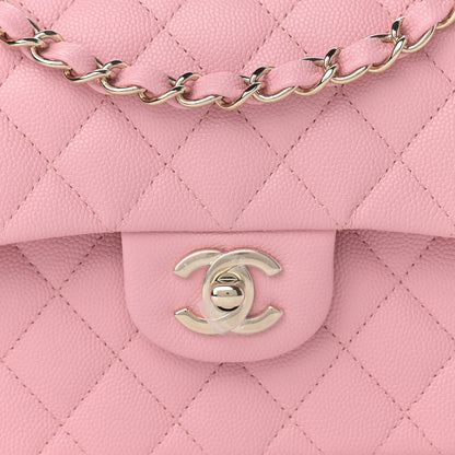 Chanel Caviar Quilted Small Double Flap Pink 7 of 9