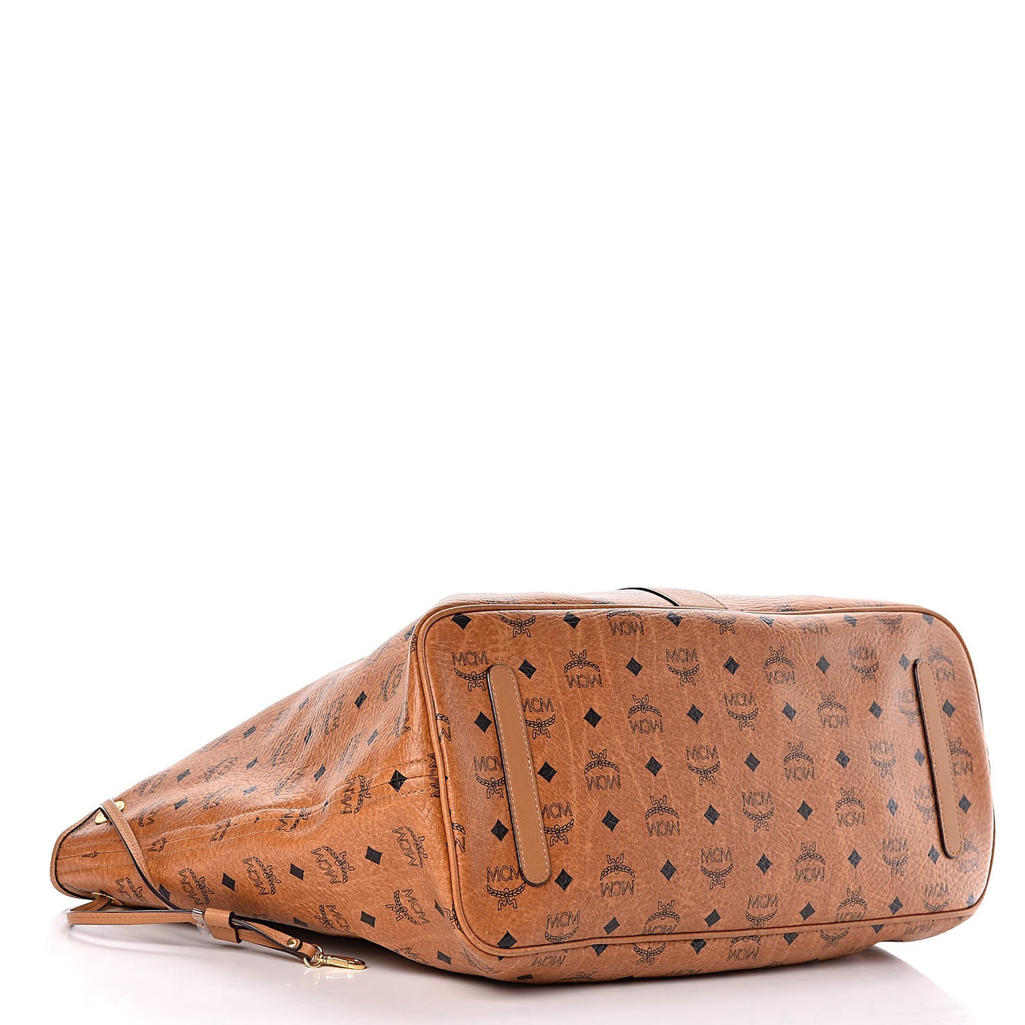 Visetos Large Liz Reversible Shopper Tote Cognac