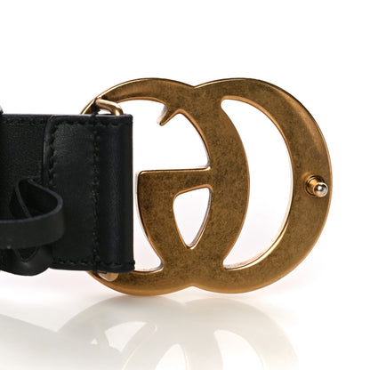 Gucci Calfskin Double G 40mm Belt 75 30 Black 5 of 11