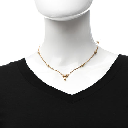Christian Dior Pearl Long Necklace Gold 2 of 7