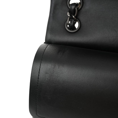 Chanel Lambskin Quilted Jumbo Double Flap So Black 13 of 16