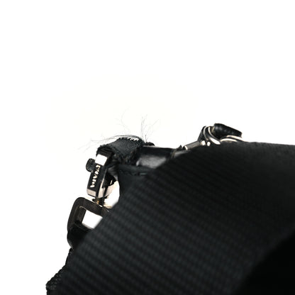 Prada Tessuto Nylon Soft Calf Shoulder Bag Black 9 of 10