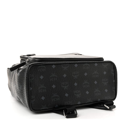 MCM Visetos Medium Stark Backpack Black 4 of 9