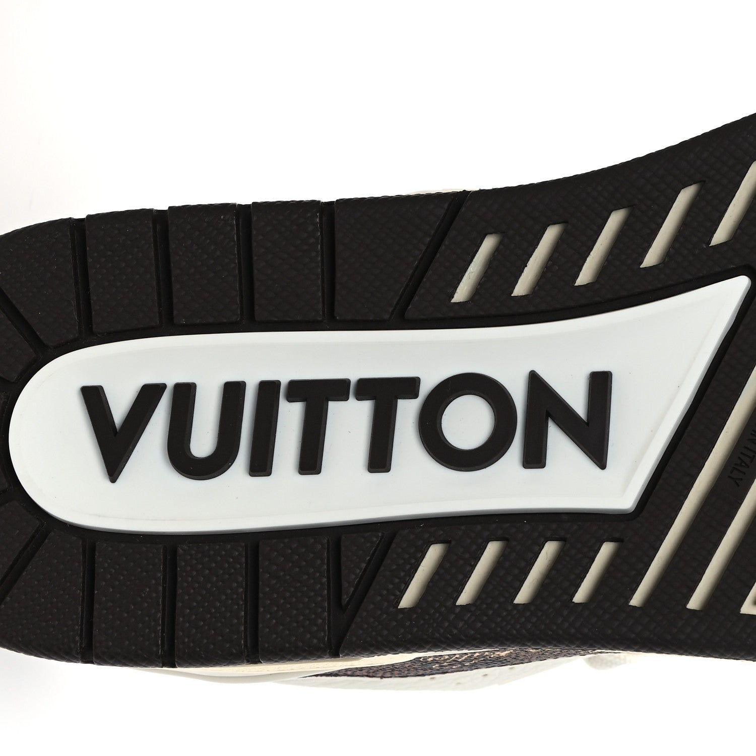 Louis Vuitton Grained Calfskin Damier Ebene Mens LV Trainer Sneakers 8 Moka Brown 7 of 10