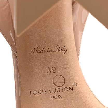 Louis Vuitton Patent Calfskin Shake Sandals 39 Nude Pink 7 of 9