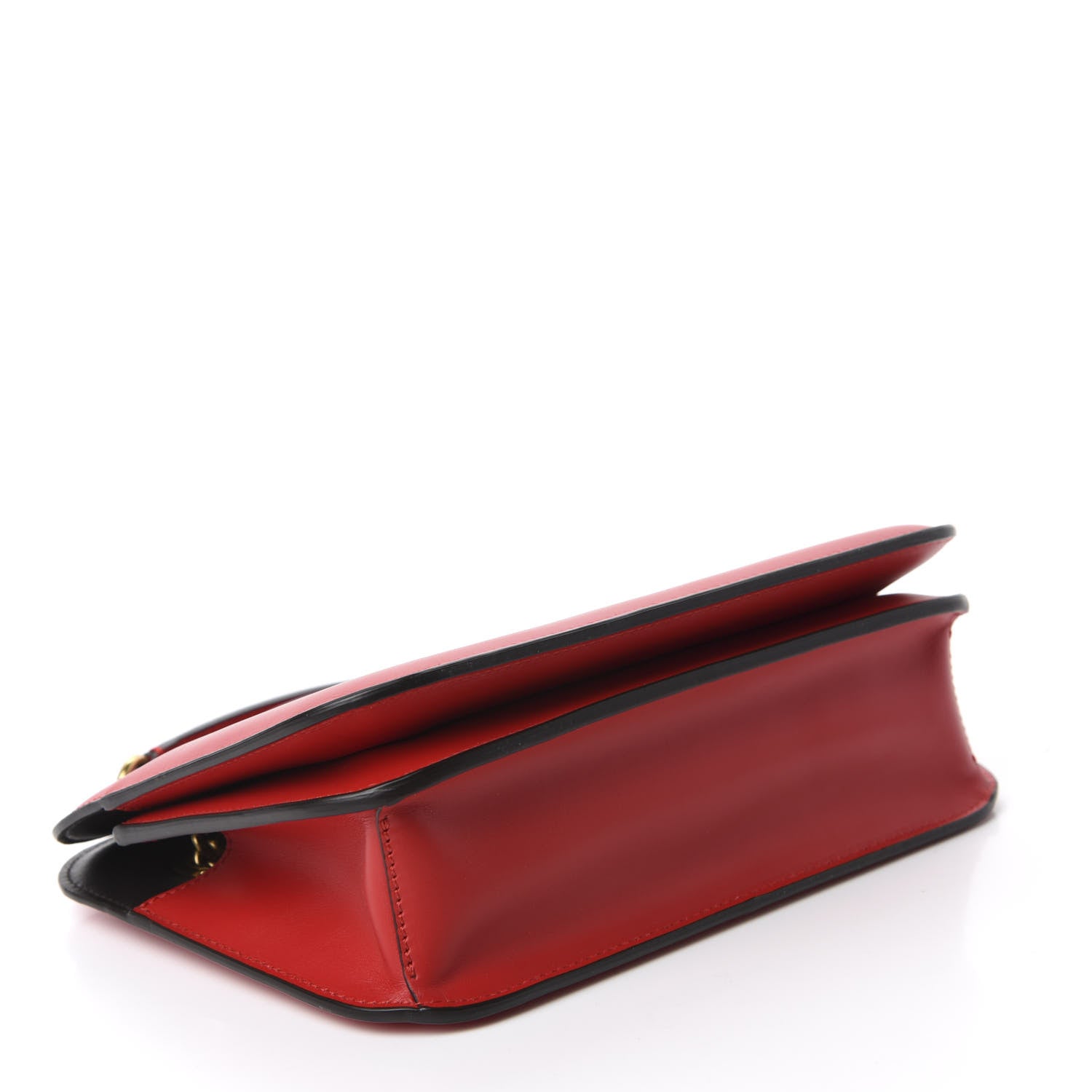 Fendi Vitello King Nubuck Pequin Karligraphy Pocket Shoulder Bag Rosso Cardinale Tobacco Moro 4 of 9