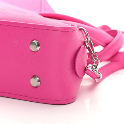 Balenciaga Calfskin XS Triangle Duffle Acid Pink 10 of 11