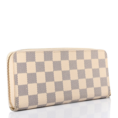 Louis Vuitton Damier Azur Clemence Wallet 2 of 5