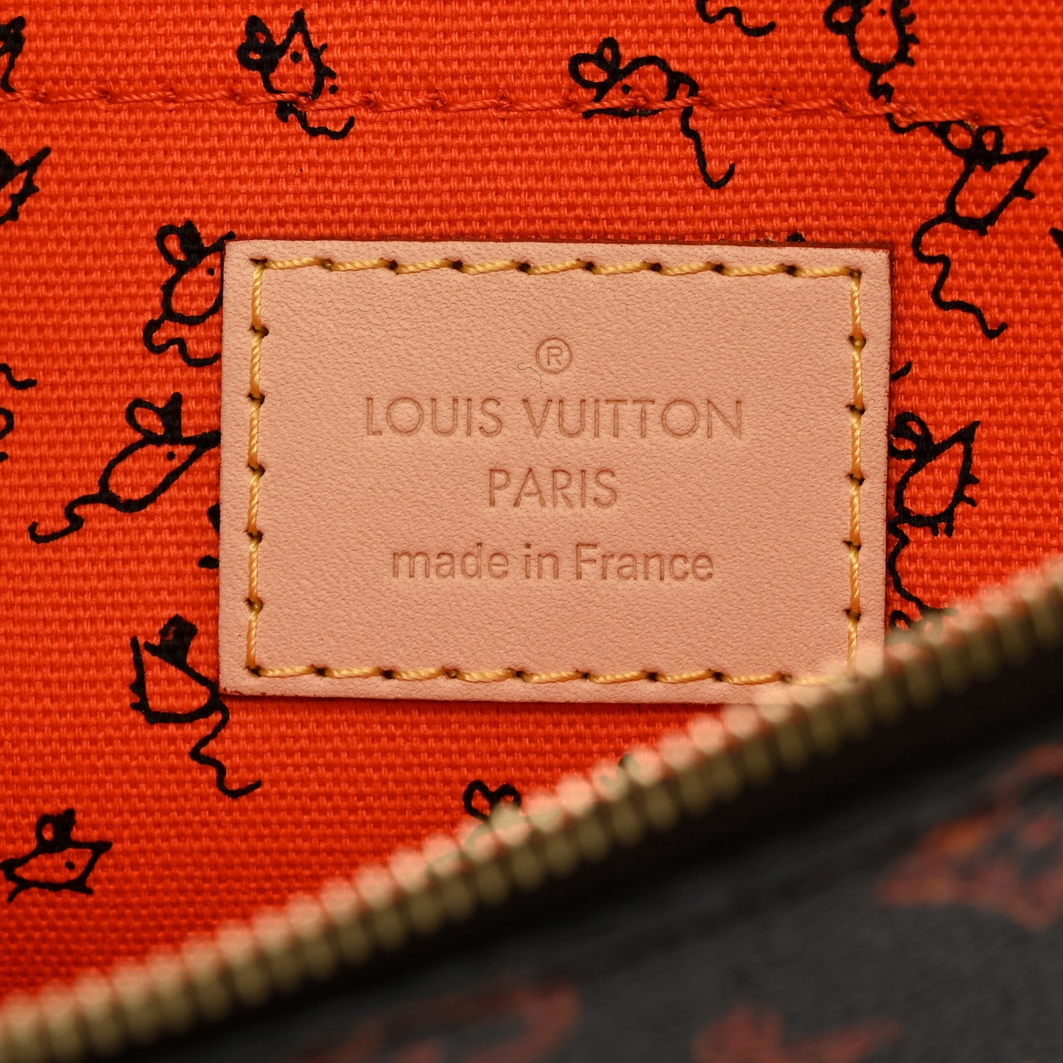 Louis Vuitton Catogram Neverfull MM GM Pochette Marron 6 of 7
