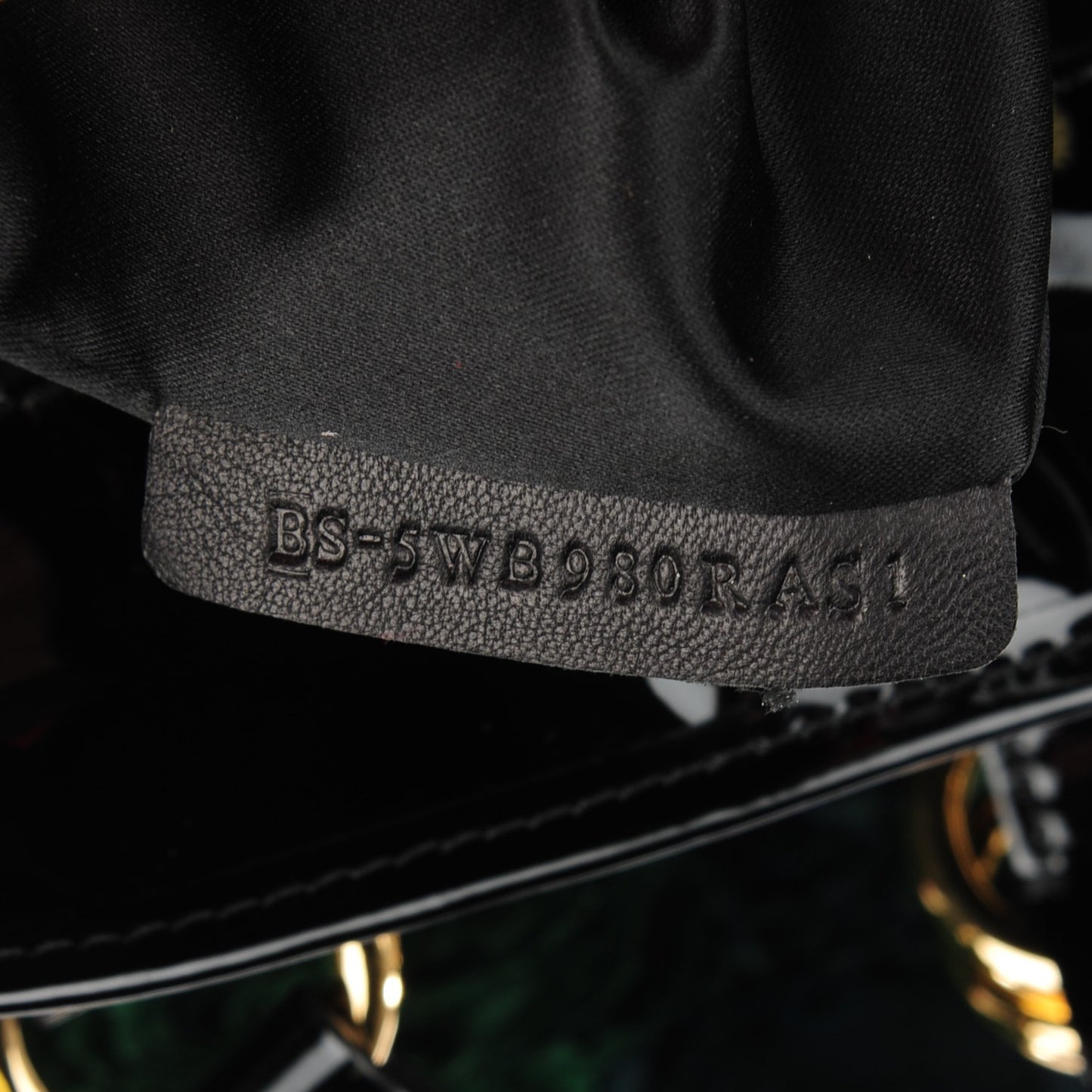 Silk Medium Georgette Rosier Tote Green Black