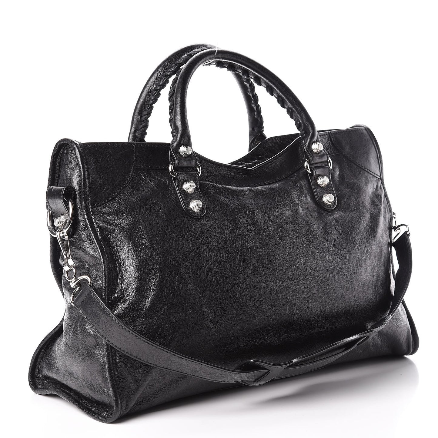 Agneau Giant 12 Silver Hardware City Black